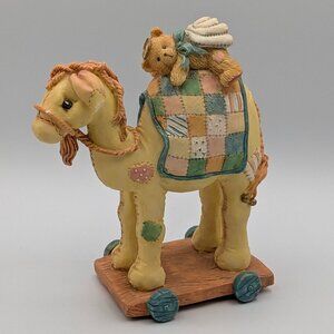 Cherished Teddies Camel Pull-Toy Christmas Nativity Figurine (904309) 1993
